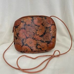 Furla Italian Leather Vintage Crossbody Bag